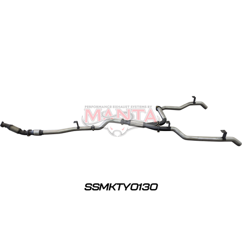 Manta VDJ79 V8 Ute Dual 3in With Cat & Hotdog DPF Exhaust
