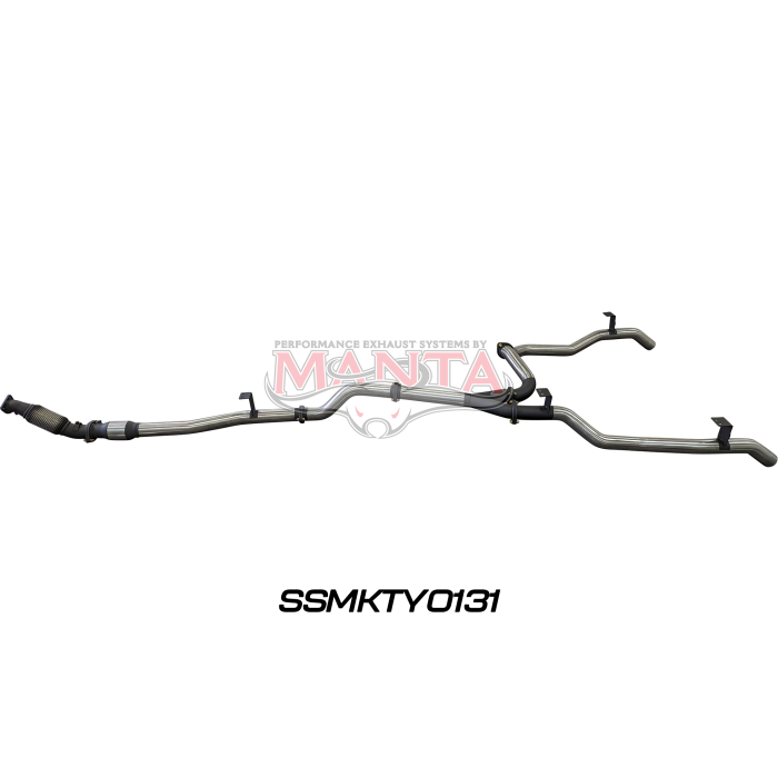 Manta VDJ79 V8 Ute Dual 3in With Cat & WOM DPF Exhaust