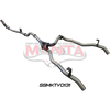 Manta VDJ79 V8 Ute Dual 3in With Cat & WOM DPF Exhaust