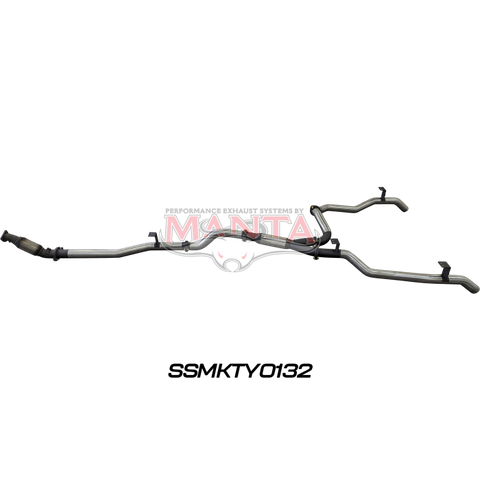 Manta VDJ79 V8 Ute Dual 3in NO Cat, With Hotdog DPF