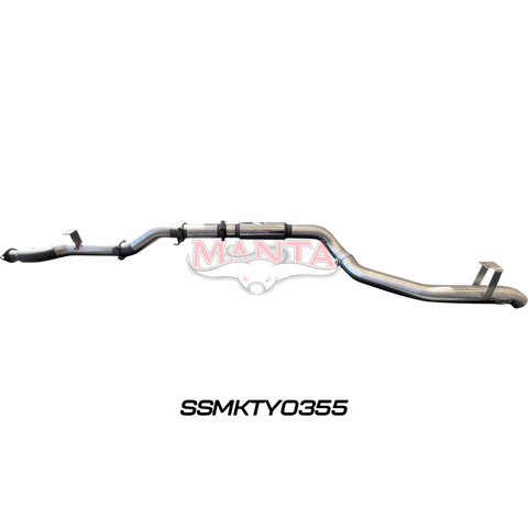 Manta VDJ79 Single & Dual Cab Ute 4in DPF Back for