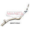 Manta VDJ79 Single & Dual Cab Ute 4in Turbo Back for