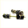 Black rubber stabilizer link rods with gold metal ends and threaded bolts for Toyota Hilux LN145 LN146 LN155 RZN142 RZN148 RZN154