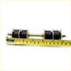 Black rubber stabilizer link rod with brass metal ends and threaded bolts for Toyota Hilux LN145 LN146 LN155 RZN142 RZN148 RZN154