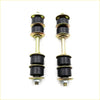 Black rubber stabilizer link rods with gold metal end caps and threaded rods for toyota hilux suspension systems