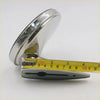 Shiny chrome stainless steel boat cleat with sleek curved design and mounting bracket for chrysler valiant pacer mirror