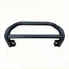Black metal front bumper guard with curved design and mounting brackets for isuzu d-max 2021-current nudge bar