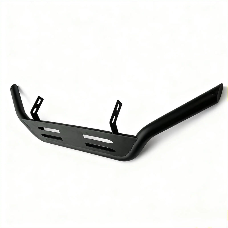Black matte stainless steel nudge bar for mazda bt-50 2012-2020 with front bumper guard and horizontal slots