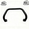 Black curved stainless steel front bumper guard with mounting brackets for nissan navara d40 2005-2015 thai model