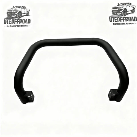 Black curved stainless steel front bumper guard with mounting brackets for nissan navara d40 2005-2015 thai model