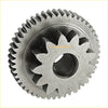Silver metallic starter idler gear reduction with star-shaped cutout for suzuki quadrunner 250 atv