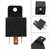 Black plastic starter solenoid relay with copper terminals and mounting tab fit for tohatsu nissan 40hp 50hp 75hp 90hp