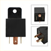 Black rectangular starter solenoid relay with copper terminals and mounting tab fit for tohatsu nissan 40hp to 90hp