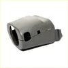 Gray plastic steering column cover for Toyota Hilux 1988-1997 with textured handlebar clamp and molded grip areas