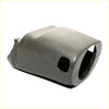 Gray plastic steering column cover with textured surface and two circular cutouts for toyota hilux 1988-1997