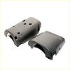 Black plastic steering column cover with matte finish and mounting holes for toyota 4runner hilux surf 1990-1995