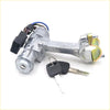 Silver metal ignition switch assembly with black plastic key fob and keys for toyota 4runner hilux surf 1990-1995