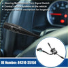 Black plastic steering multifunction turn signal switch with integrated headlight and hazard controls for toyota truck