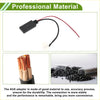 Black plastic aux adapter with red and black wires for stereo radio harness bluetooth aux adapter for toyota 4runner