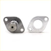 Silver metallic engine valve cover gasket with circular central opening and four holes for toyota hilux 2004-2015 suction control valve kit