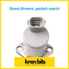 Gray plastic and metal suction control valve scv with rectangular connector housing for toyota hilux hiace 042260L010