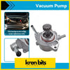 Silver metallic vacuum pump with gear and multiple ports for 2005-2015 mitsubishi triton ml mn 2.5l by kren bits automotive
