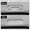 White plastic car sun visor organizer with sleek minimalist design sunglasses case for toyota c-hr 2016-2023