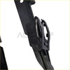 Black plastic car door handle trim with integrated latch for sunroof glass cables and track assembly repair ford f150 back side