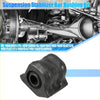 Black rubber suspension stabilizer bar bushing with central hole and molded flanges for toyota rav4 2006-2014