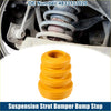 Bright orange rubber suspension strut bumper stop with stacked layers for toyota avalon xl 1995-2004
