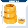 Yellow rubber suspension strut bumper stop with stacked circular sections for toyota rav4 1996-2004