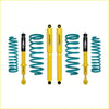 Yellow and teal coilover suspension kit with black shock absorber tops for Suzuki Grand Vitara 2005 to 2015