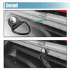 Black plastic d-ring hitch mount with silver hex bolt head for 4x 3/8-16 tie down anchors in 4wd ute offroad use
