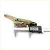 Greenish metallic tailgate handle opener for mazda b series b1600 b1800 65-77 measured 61.42 mm wide with caliper