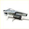 Shiny chrome-plated metal tailgate handle opener with a digital caliper for toyota hilux revo 2015-2019