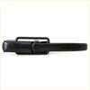 Black plastic tailgate lock handle for toyota hilux 1978-1983 with sleek glossy finish and metal latch visible from back side