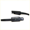 Black plastic tail gate lock handle with integrated latch for Toyota Hilux 4Runner 1988-2004 back side view