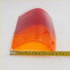 Translucent red and orange gradient ribbed tail light lens for mazda b2000 b2200 b2600 1985-1998 vehicle lighting
