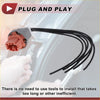 Black multi-wire automotive electrical connector with gray and orange plastic housing for easy plug-and-play 2003-2009 4runner tail light socket wiring
