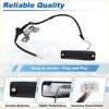 Back side of black plastic tailgate boot switch with metal bracket and wiring harness for toyota prius 2004-2009