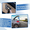 Gray rear view of tailgate boot switch for Toyota Prius 2004-2009 with black button and car icon for easy install