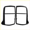 Black glossy plastic front headlight bezel trim for mitsubishi triton 2024+ taillight cover accessory