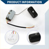 Black plastic tank level sensor for toyota 4runner 1996-2002 with metallic sensor arm and colorful wiring visible from back side