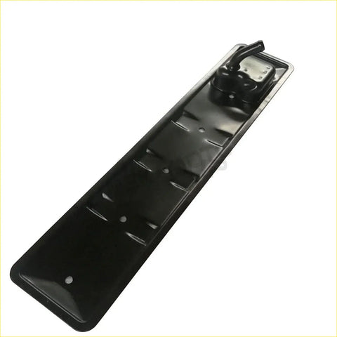 Black rectangular metal tappet pushrod housing cover with handle and mounting holes for dodge 5.9 cummins