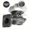 Silver and black td06-11a-8 turbocharger with metallic finish and integrated turbine housing for mitsubishi canter 4d31t