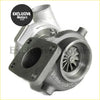 Silver metallic td06-11a-8 turbocharger with turbine wheel and flanged mounting plate for mitsubishi canter 4d31t 3.3l