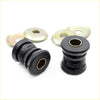 Black rubber ribbed tension rod bushings with metal inserts and washers for Toyota Hilux 1988-1997