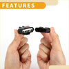 Black plastic throttle accelerator connector plug with six white pins for Toyota and Mitsubishi cars