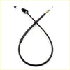 Black rubber-coated throttle cable with black and gold metal fittings for Toyota Hilux LN85 LN107 LN110 LN111 1990 models