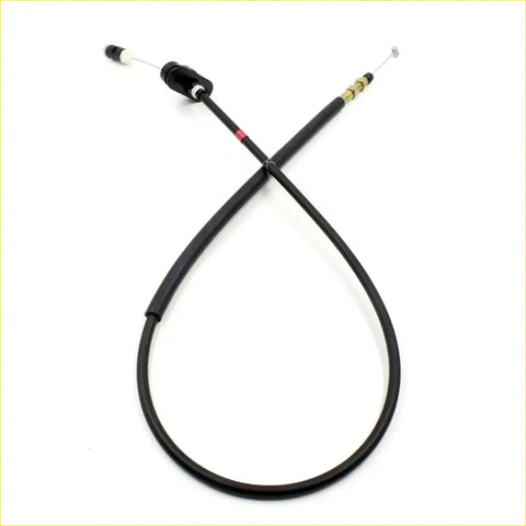Black rubber-coated throttle cable with black and gold metal fittings for Toyota Hilux LN85 LN107 LN110 LN111 1990 models